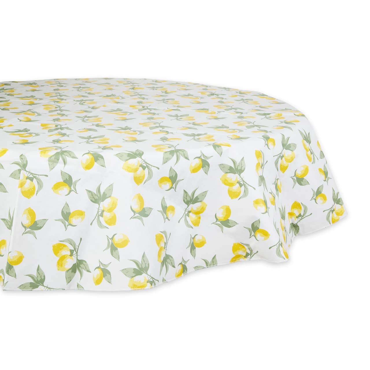 Summer Lemons Vinyl Tablecloth 70" Round